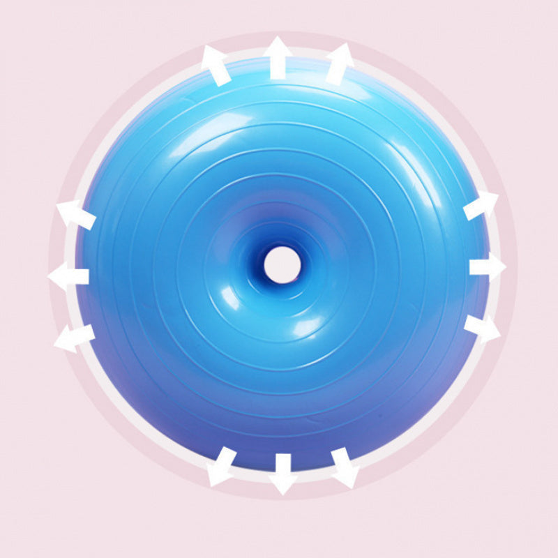 Ballon de yoga professionnel - Ballon d'exercice anti-éclatement avec pompe