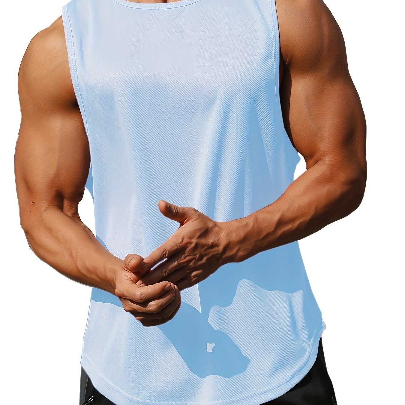 Schnelltrocknendes Sport-Tanktop für Herren – Ärmelloses Laufshirt