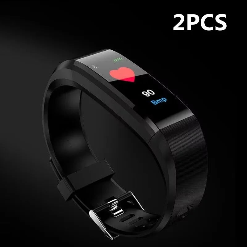 Smart Fitness Tracker Bracelet - Bluetooth Sports Watch for iOS & Android