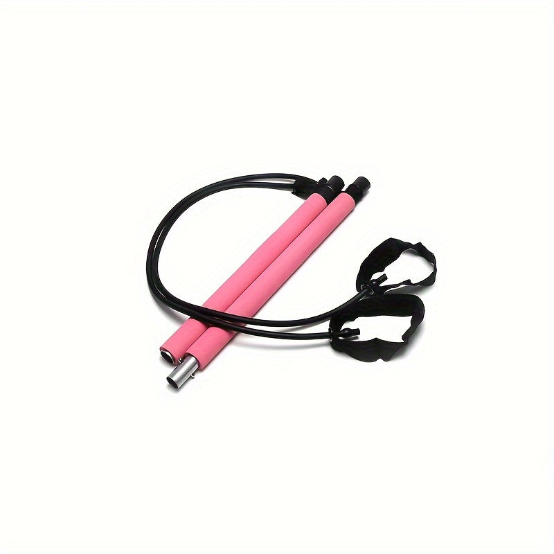 Barre de Pilates avec bandes de résistance - Équipement de gym portable pour la maison