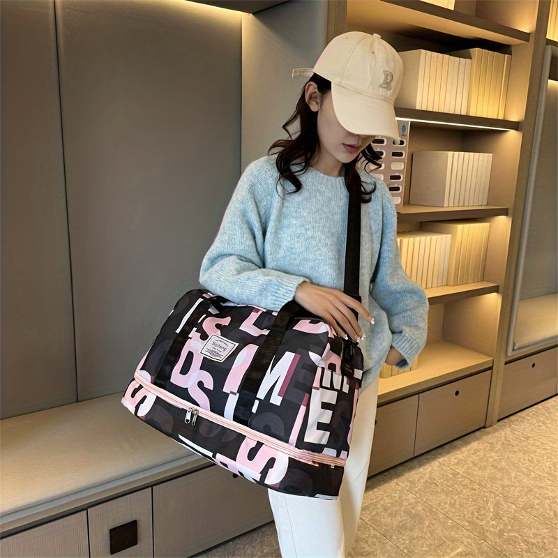 Sac de sport grande capacité pour la salle de sport - Sac de voyage avec compartiment à chaussures