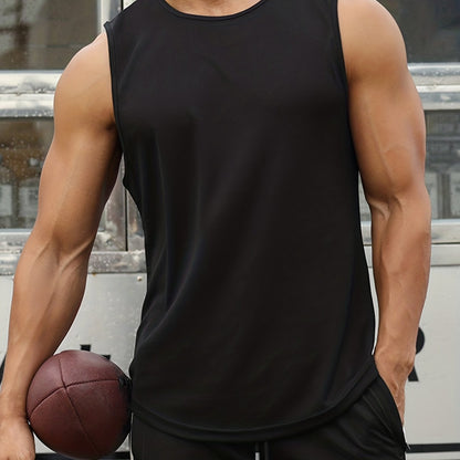 Schnelltrocknendes Sport-Tanktop für Herren – Ärmelloses Laufshirt