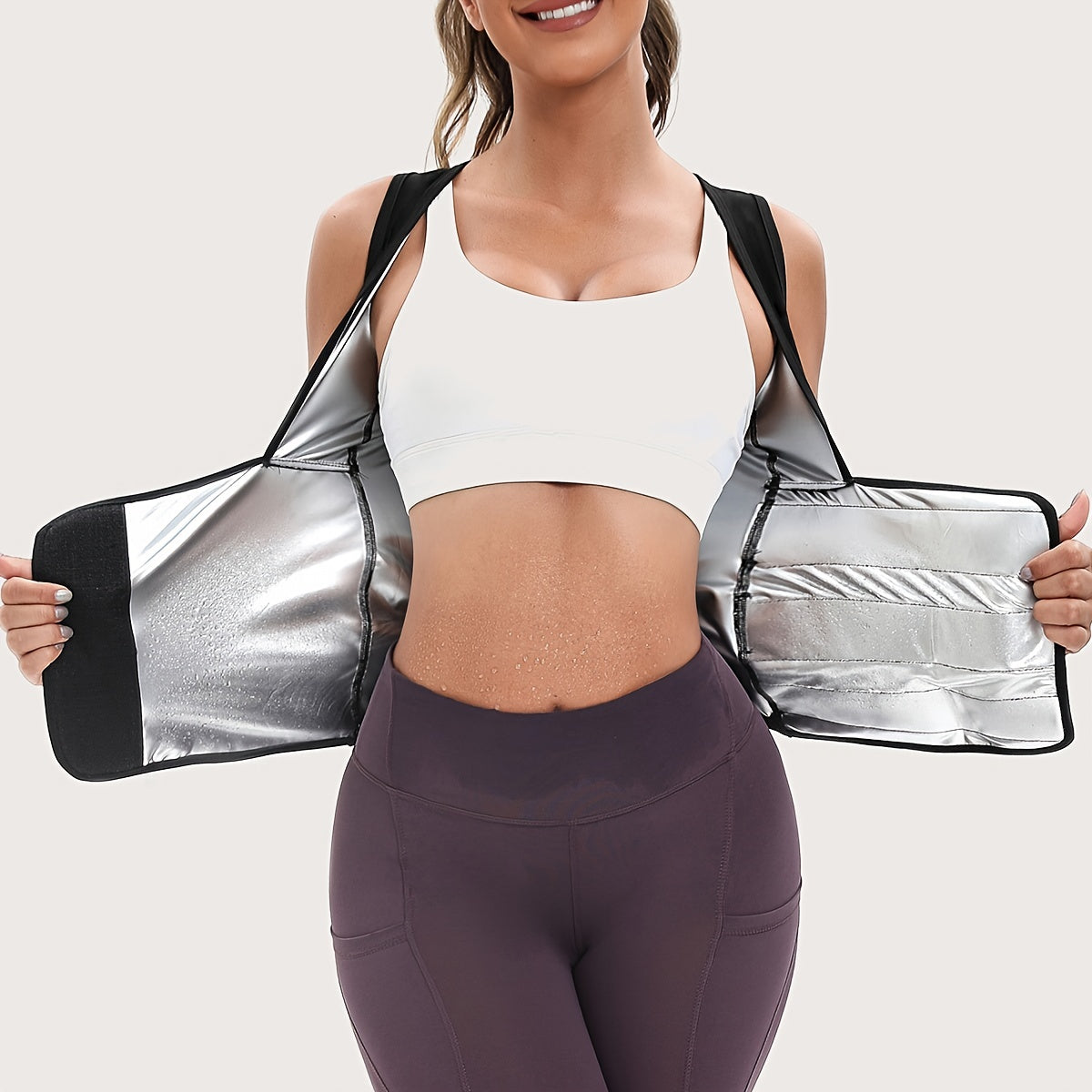 Gilet sauna pour femme - Gainant amincissant pour l'entraînement