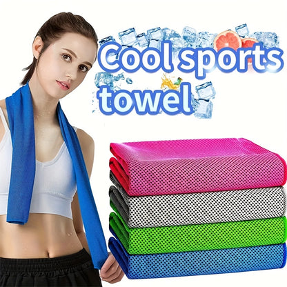 Quick-Dry Sports Towel with Storage Case - Cooling Microfiber Gym Towel