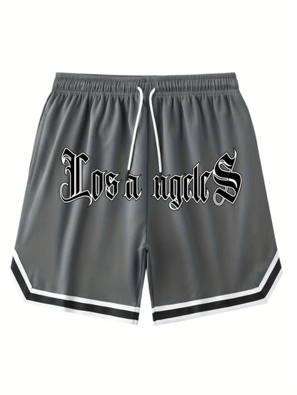 Short de sport pour homme - Short de sport à cordon de serrage imprimé Chicago