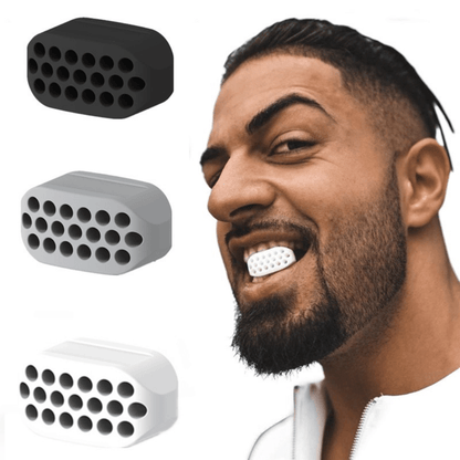 Appareil d'exercice pour la mâchoire - Balle de tonification faciale pour un menton et un cou définis