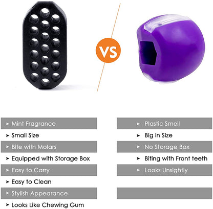 Appareil d'exercice pour la mâchoire - Balle de tonification faciale pour un menton et un cou définis