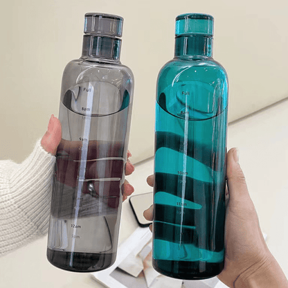 Sport-Trinkflasche - BPA-freie, auslaufsichere Fitnessflasche (500 ml/700 ml)