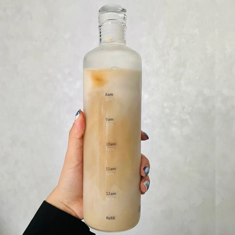 Sport-Trinkflasche - BPA-freie, auslaufsichere Fitnessflasche (500 ml/700 ml)