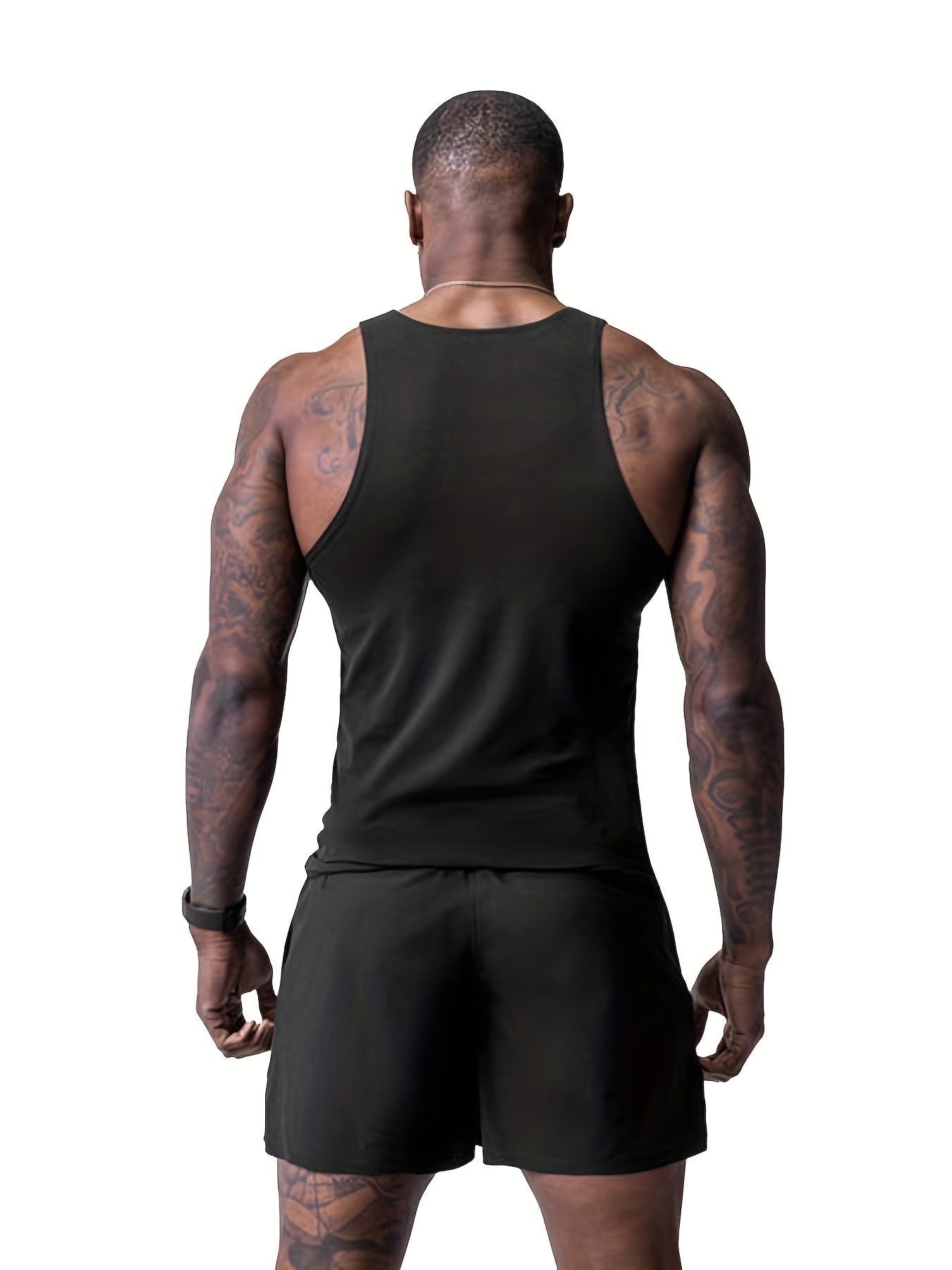 Muskelbetontes Tanktop für Herren – Schnelltrocknendes Bodybuilding-Fitnessshirt