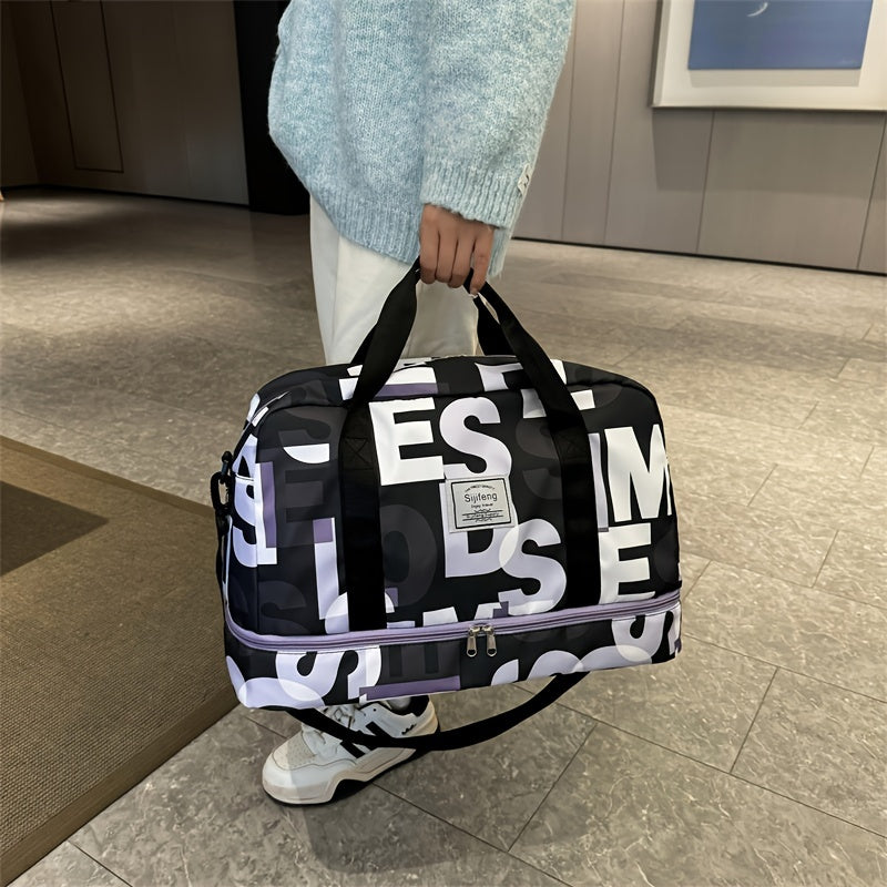 Sac de sport grande capacité pour la salle de sport - Sac de voyage avec compartiment à chaussures