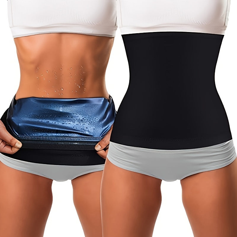 Tummy Control Waist Trainer Belt - Sweat Resistant Fitness Support