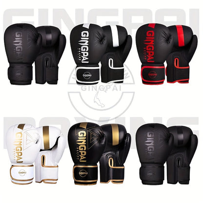 Gants de boxe professionnels - Gants de boxe thaïlandaise et de kickboxing 6-14 oz
