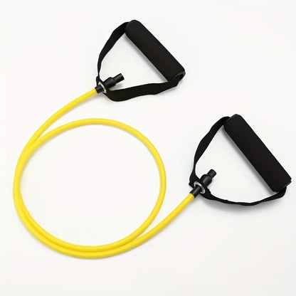 Pilates Resistance Rope with Handles - Yoga Fitness Training Band
