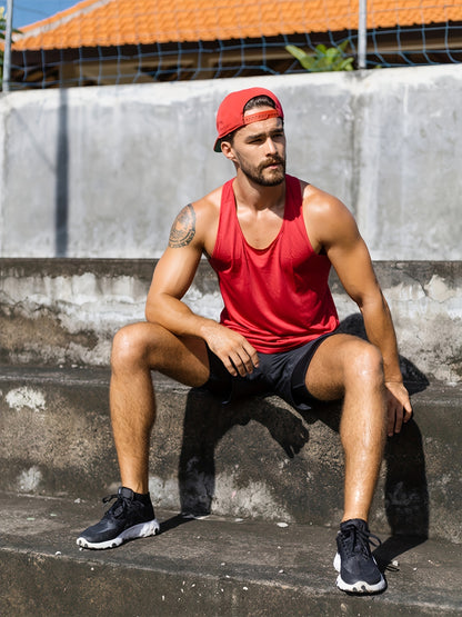 5er-Pack Sport-Tanktops für Herren – Schnelltrocknende, ärmellose Fitness-Shirts