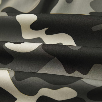 Men's Camo Athletic Shorts - Quick-Dry with Zippered Pockets