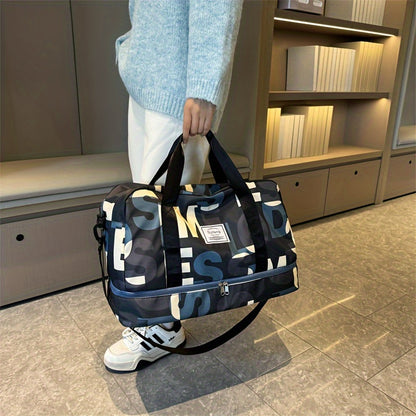 Sac de sport grande capacité pour la salle de sport - Sac de voyage avec compartiment à chaussures