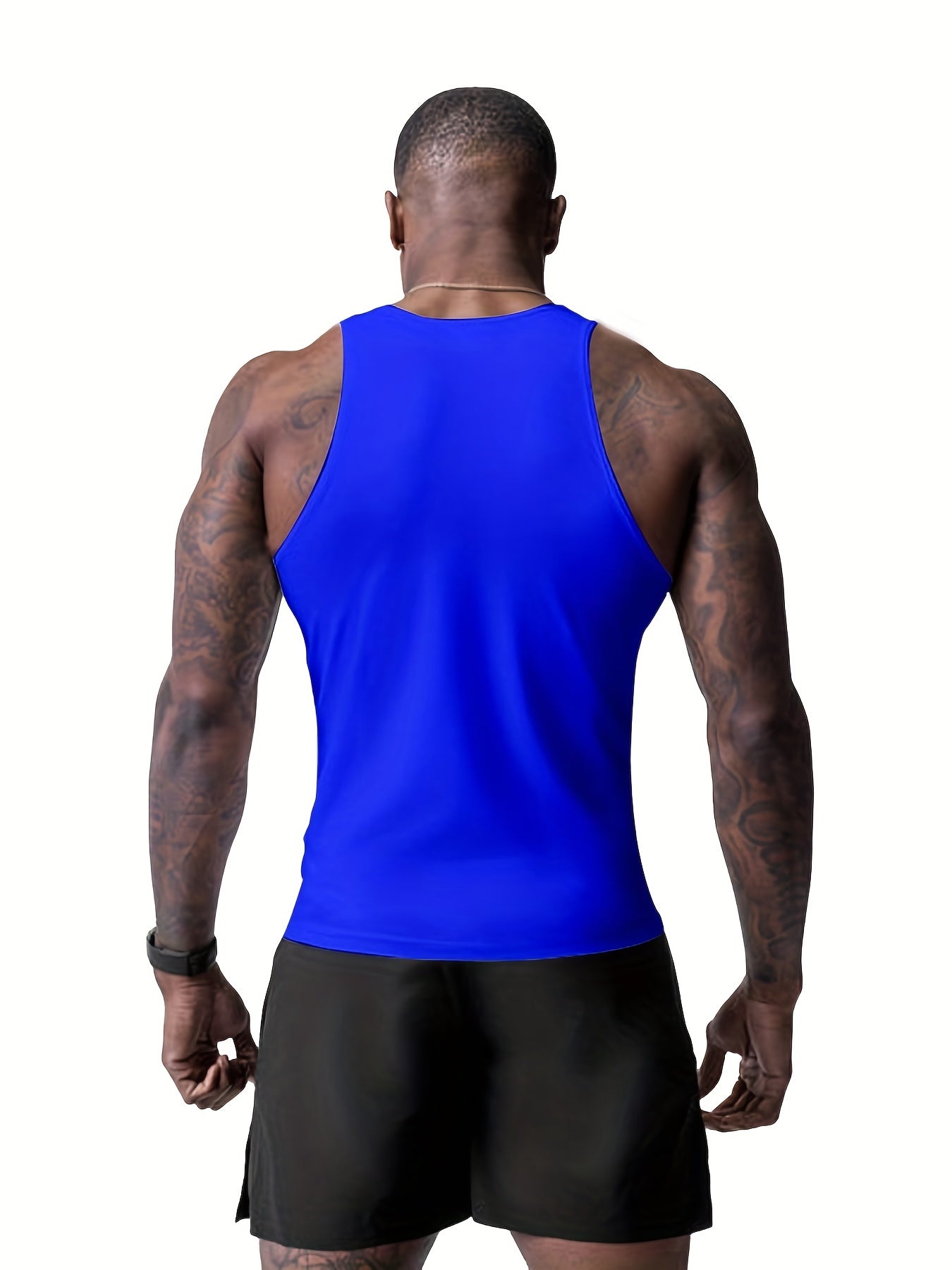 Muskelbetontes Tanktop für Herren – Schnelltrocknendes Bodybuilding-Fitnessshirt