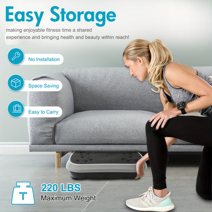 Vibrationsplattform COMPACT – Einsteiger-Fitnessgerät für Zuhause