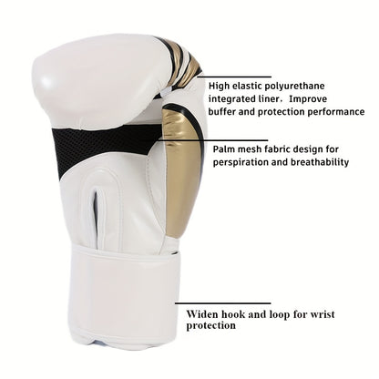 Gants de boxe professionnels - Gants de sparring de compétition avec support de poignet
