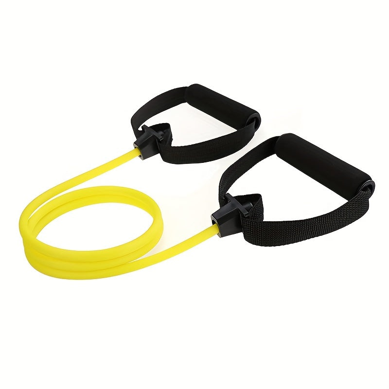 Premium Resistance Band with Bar - Elastic Pull Rope for Home Gym | Full Body Strength Training
