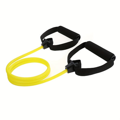 Premium Resistance Band with Bar - Elastic Pull Rope for Home Gym | Full Body Strength Training