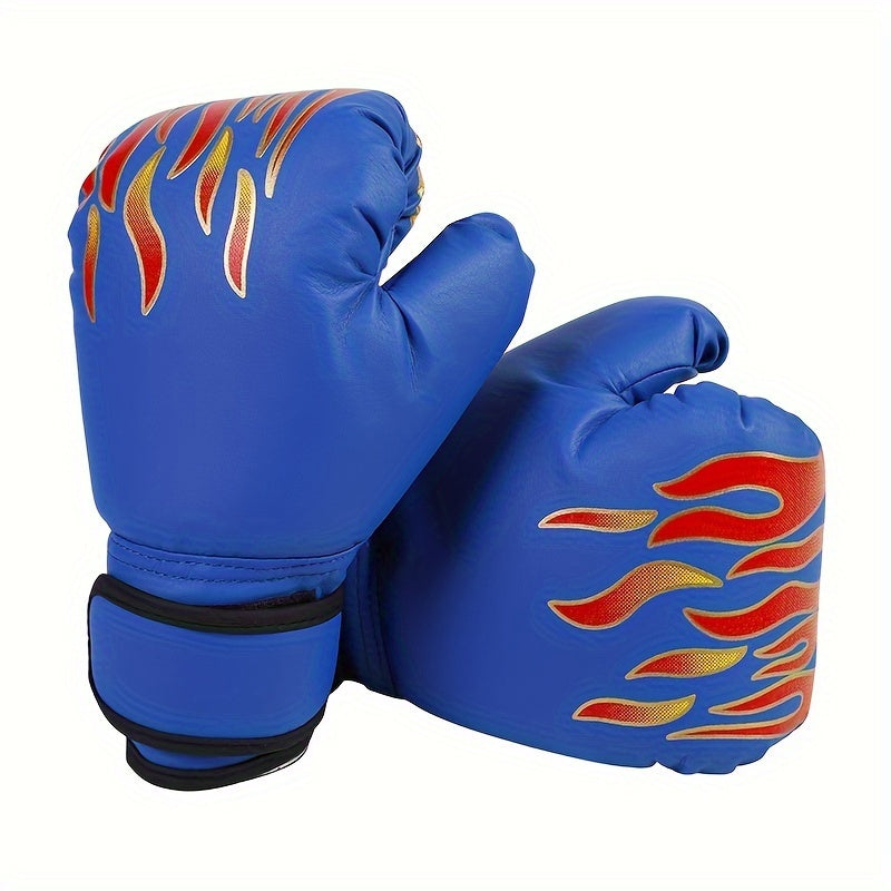 1 paire de gants de taekwondo/boxe/sanda/arts martiaux - Parfaits pour l'entraînement en intérieur et en extérieur, adaptés aux enfants de 5 à 12 ans - un excellent cadeau de Noël ou de Nouvel An.