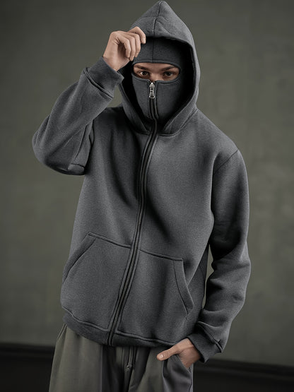 Hochwertiger Performance-Hoodie mit durchgehendem Reißverschluss – Schwere Sportbekleidung