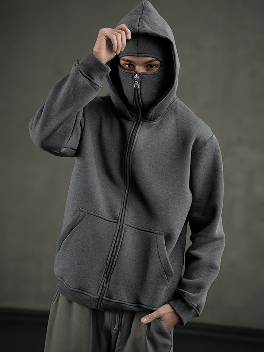 Hochwertiger Performance-Hoodie mit durchgehendem Reißverschluss – Schwere Sportbekleidung