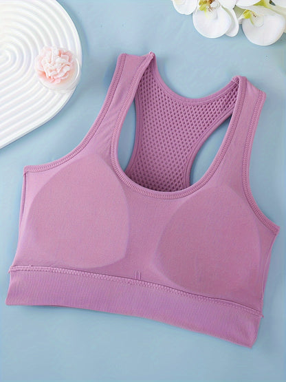 Lot de 3 soutiens-gorge de sport pour femmes - Débardeurs de yoga et de fitness respirants