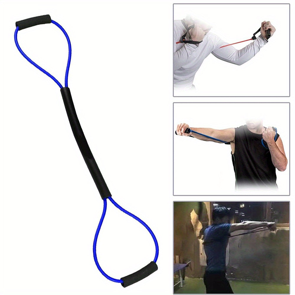 Bande de résistance en forme de 8 pour l'entraînement de boxe - Ceinture de tension en TPE pour l'entraînement MMA