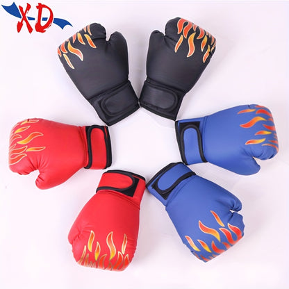 1 paire de gants de taekwondo/boxe/sanda/arts martiaux - Parfaits pour l'entraînement en intérieur et en extérieur, adaptés aux enfants de 5 à 12 ans - un excellent cadeau de Noël ou de Nouvel An.
