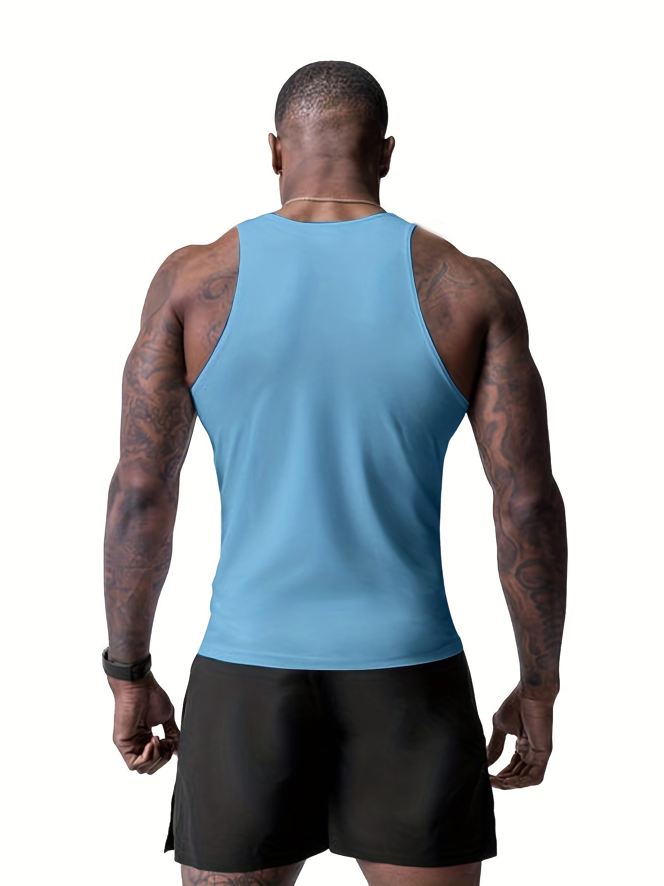 Muskelbetontes Tanktop für Herren – Schnelltrocknendes Bodybuilding-Fitnessshirt