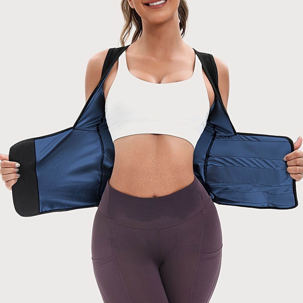 Gilet sauna pour femme - Gainant amincissant pour l'entraînement