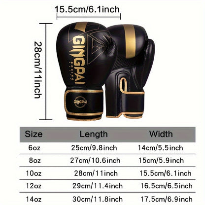 Gants de boxe professionnels - Gants de boxe thaïlandaise et de kickboxing 6-14 oz