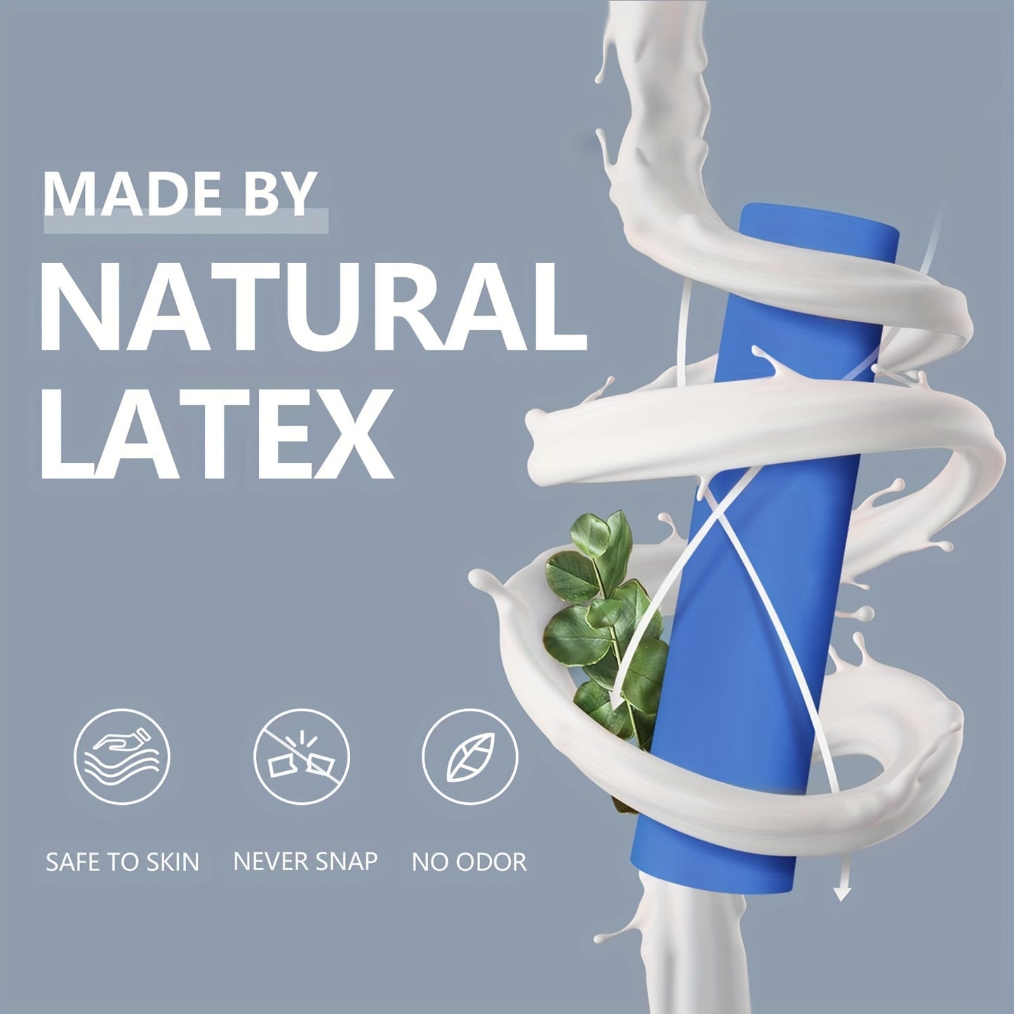 Bande de résistance en latex - Bande élastique d'entraînement pour Pilates et fitness à domicile