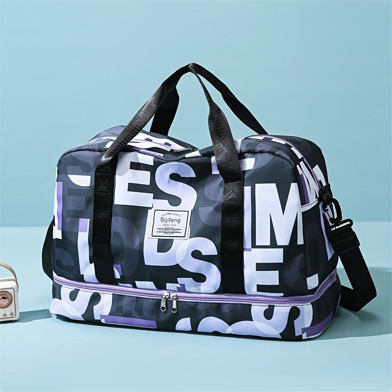 Sac de sport grande capacité pour la salle de sport - Sac de voyage avec compartiment à chaussures