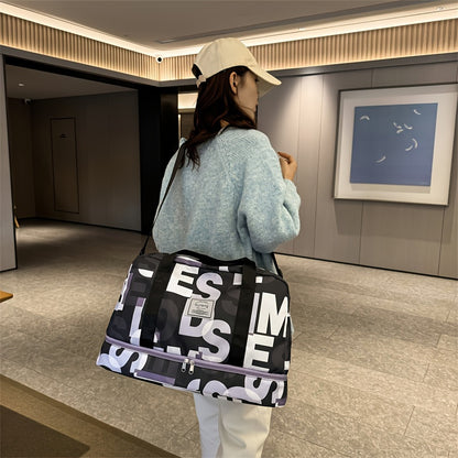 Sac de sport grande capacité pour la salle de sport - Sac de voyage avec compartiment à chaussures