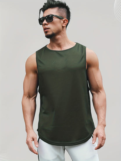 Schnelltrocknendes Sport-Tanktop für Herren – Ärmelloses Laufshirt
