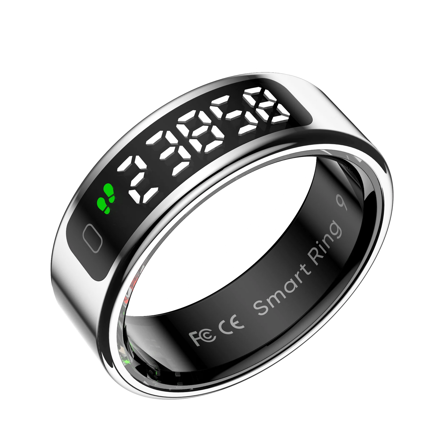Smart Fitness Ring - Health Monitor with Heart Rate & Sleep Tracking