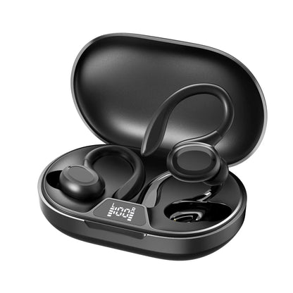 Écouteurs de sport sans fil avec crochets d'oreille - Casque Bluetooth pour la course à pied