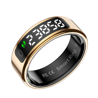 Smart Fitness Ring - Health Monitor with Heart Rate & Sleep Tracking