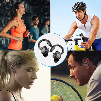 Kabellose Sport-Ohrhörer – Bluetooth-Laufkopfhörer mit sicheren Ohrhaken