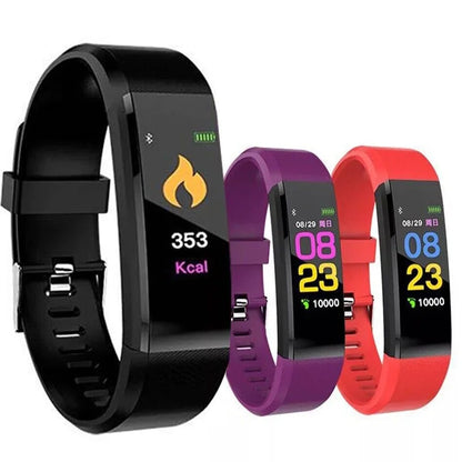 Smart Fitness Tracker Bracelet - Bluetooth Sports Watch for iOS & Android