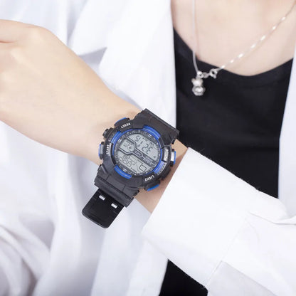 Military Digital Sports Watch - Waterproof LED Tactical Watch for Men