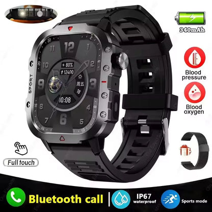 New GPS Sport Smart Watch Waterproof  BT Call MilitaryGrade Outdoor SmartWatch IP67 for Men Women Fashion Business SmartBracelet