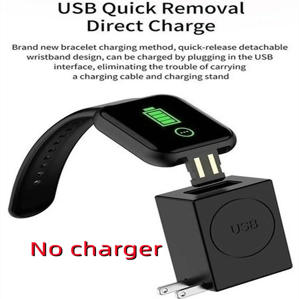 Smart Watch with Bluetooth - Fitness Tracker, Music Player & Sleep Monitor