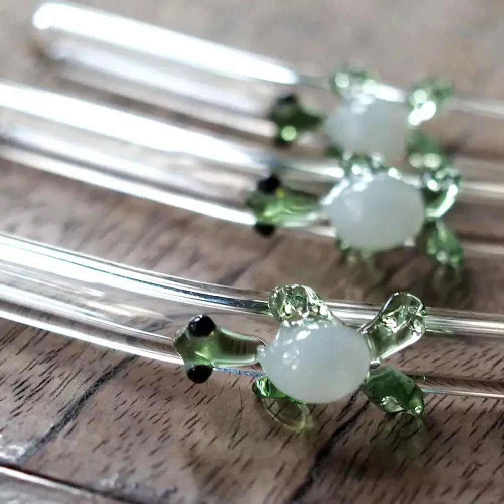 Wiederverwendbare Glasstrohhalme – Umweltfreundliche Trinkhalme | Vielseitig einsetzbar für Smoothies, Cocktails, Kaffee &amp; Bier