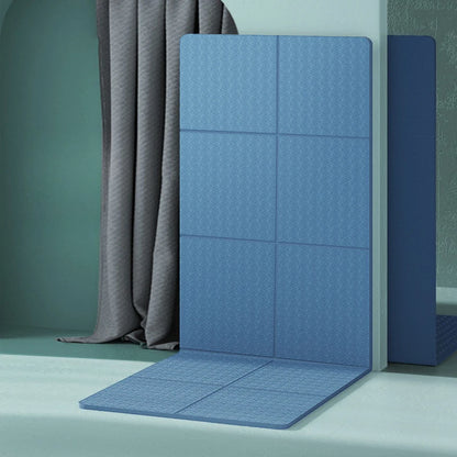Tapis de yoga pliable et écologique - Tapis de fitness de voyage en TPE | Double face antidérapante pour le Pilates et les exercices au sol