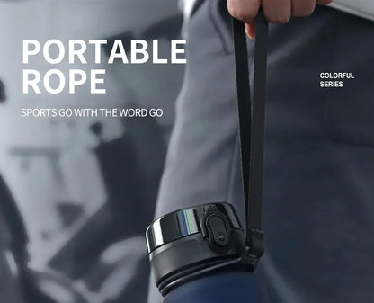 Auslaufsichere, BPA-freie Trinkflasche – Umweltfreundliche Sportflasche | 350 ml, 500 ml &amp; 1000 ml für Erwachsene &amp; Kinder